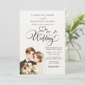 Anime Couple Wedding 招待状 (スタンド正面)