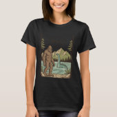 Anime Cryptid Bruh. Retro Sasquatch & Nessie, Otak Tシャツ (正面)