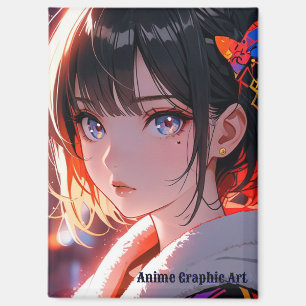anime cute girl design マグネット