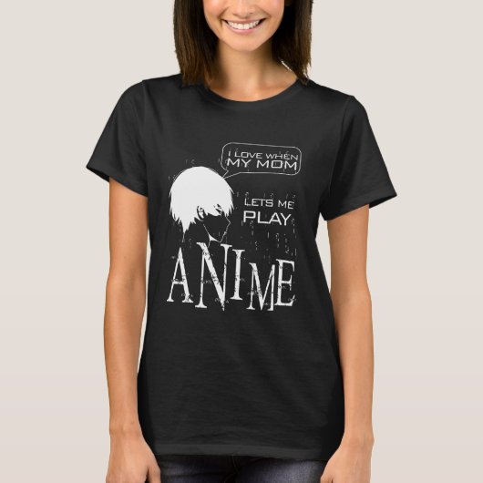 Anime Designs for Teen Girls Cosplay for Boys Tシャツ (正面)