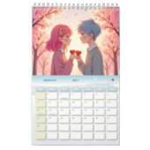 Anime Dreams 2026 - Calendar カレンダー (2月 2027)