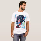 Anime Edge – 生成されたアート Tシャツ (正面フル)