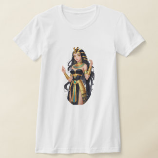 Anime Egyptian Pharaoh Queen – Majestic Royal Tシャツ