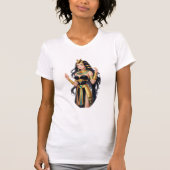Anime Egyptian Pharaoh Queen – Majestic Royal Tシャツ (正面)