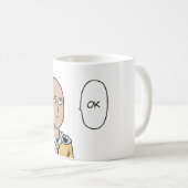 Anime Energy Mug：ステッカー&サス搭載 コーヒーマグカップ (正面右)