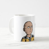 Anime Energy Mug：ステッカー&サス搭載 コーヒーマグカップ (正面左)