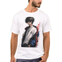 Anime Eyes "I SEE YOU" ホワイトTシャツ | オリジナル ア