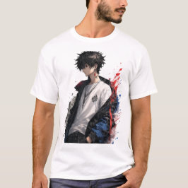 Anime Eyes "I SEE YOU" ホワイトTシャツ | オリジナル ア Tシャツ