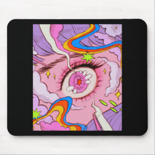 Anime Eyes Pastel Kawaii Egirl Aesthetic Japanese マウスパッド