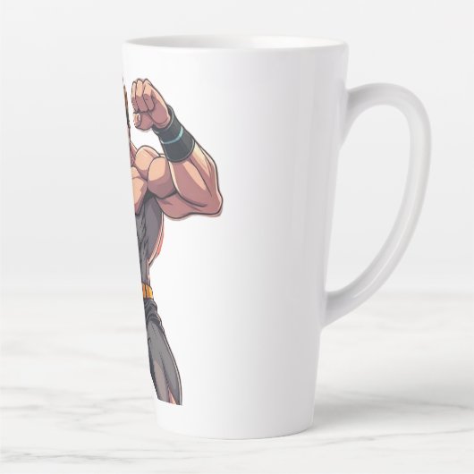 Anime Fighter カフェラテマグ (右)