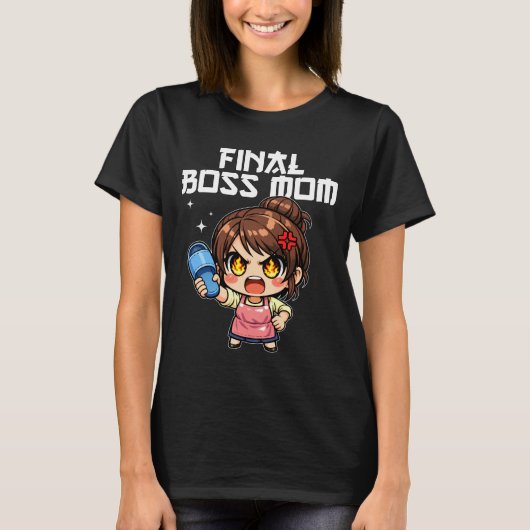 ANIME - FINAL BOSS MOM Tシャツ (正面)