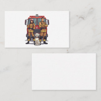 Anime Firefighters & Dalmatian Card エンクロージャーカード