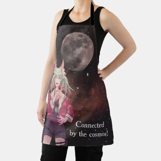 Anime, full moon, Nebula  エプロン (インサイチュ)