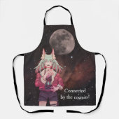 Anime, full moon, Nebula  エプロン (正面)