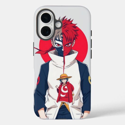 Anime Fusion iPhone Case – Luffy One Piece & Pain  Case-Mate iPhoneケース (裏面)
