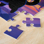 Anime Gaming Coude with Cat | ジグソーパズル (側面)