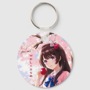 Anime Girlの名前の追加 キーホルダー