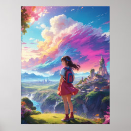 Anime Girlビュービスタ ポスター