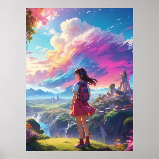 Anime Girlビュービスタ ポスター (正面)