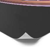 Anime Girl – ピンク ポスター (角)