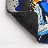 Anime Girl – 青 マウスパッド (コーナー)