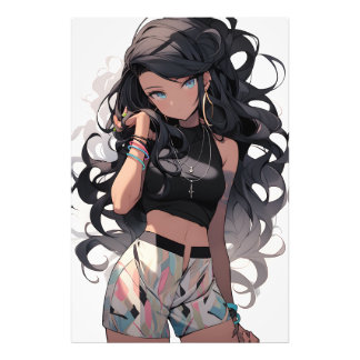 Anime girl #3 フォトプリント
