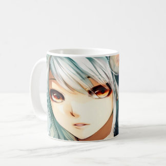Anime girl art コーヒーマグカップ