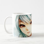 Anime girl art コーヒーマグカップ (左)