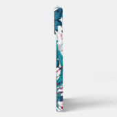 Anime Girl & Butterflies – Coque iPhone Manga Aqua iPhoneケース (左側面)