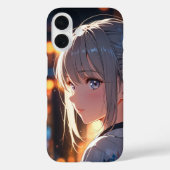 anime girl Case-Mate iPhoneケース (裏面)