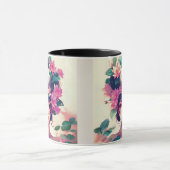 Anime Girl Crowned with Lotus Blossoms マグカップ (中央)