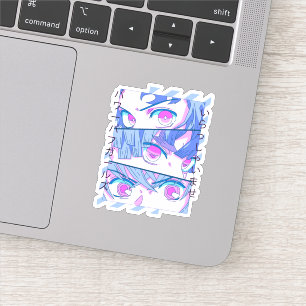 Anime Girl Eyes – 日本文化芸術日本の- シール