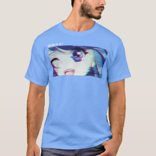 Anime Girl Eyes - Japan Culture Art - 日本の Aes Tシャツ