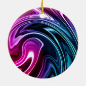 Anime Girl - Honey セラミックオーナメント (裏面)