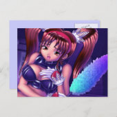 Anime Girl - Honey ポストカード (正面/裏面)