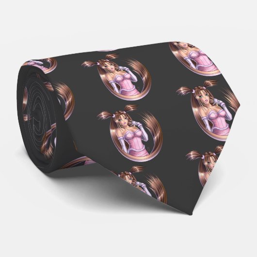 Anime Girl - Nikki ネクタイ (ロール)