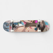 Anime Girl on Skateboard、Anime Girl Skateboard スケートボード (横)