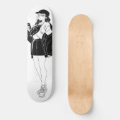 Anime Girl Out On Town Skateboard Deck スケートボード (正面)