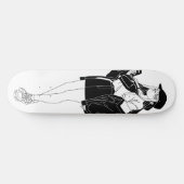 Anime Girl Out On Town Skateboard Deck スケートボード (横)
