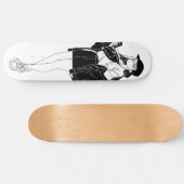Anime Girl Out On Town Skateboard Deck スケートボード (横)