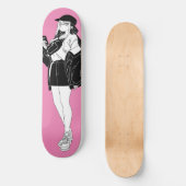 Anime Girl Out On Town Skateboard Deck スケートボード (正面)