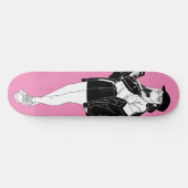 Anime Girl Out On Town Skateboard Deck スケートボード (横)