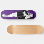 Anime Girl Out On Town Skateboard Deck スケートボード (横)