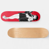 Anime Girl Out On Town Skateboard Deck スケートボード (横)