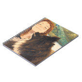 Anime Girl & Puppy Photo Notebook ノートブック (左側)