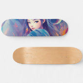 Anime girl skateboard Ai スケートボード (横)