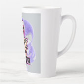 Anime Girl – Stylish Modern Character Design カフェラテマグ (右)