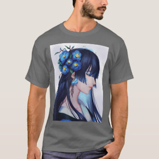 Anime Girl Waifu Japanese Aesthetic Otaku  Tシャツ