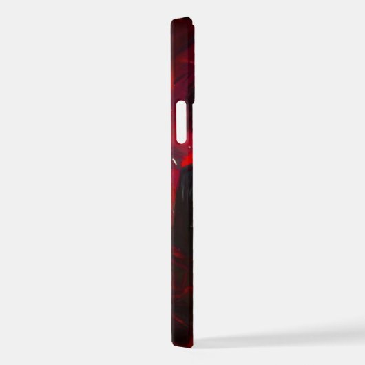 Anime Girl with Red Scarf Phone Case Stylish iPhoneケース (右側面)