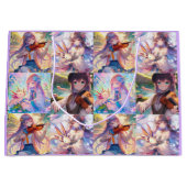 Anime Girls with Violin and Axolotls誕生日 ラージペーパーバッグ (正面)